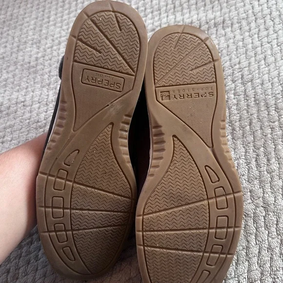 Sperrys Black and Gold Boat Shoe Size 7 - Picture 5 of 7